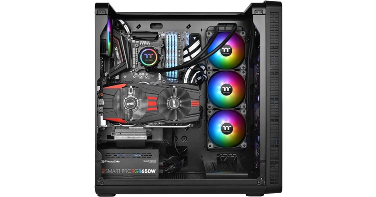 Thermaltake Water 3.0 360 ARGB Sync 360mm, Wasserkühlung(schwarz)