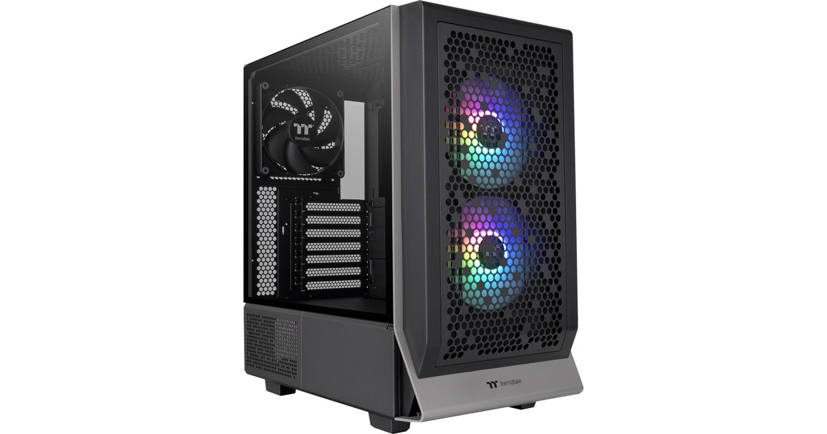 ThermaltakeCeres 300 TG ARGB , Tower-Gehäuse(schwarz, Tempered Glass)