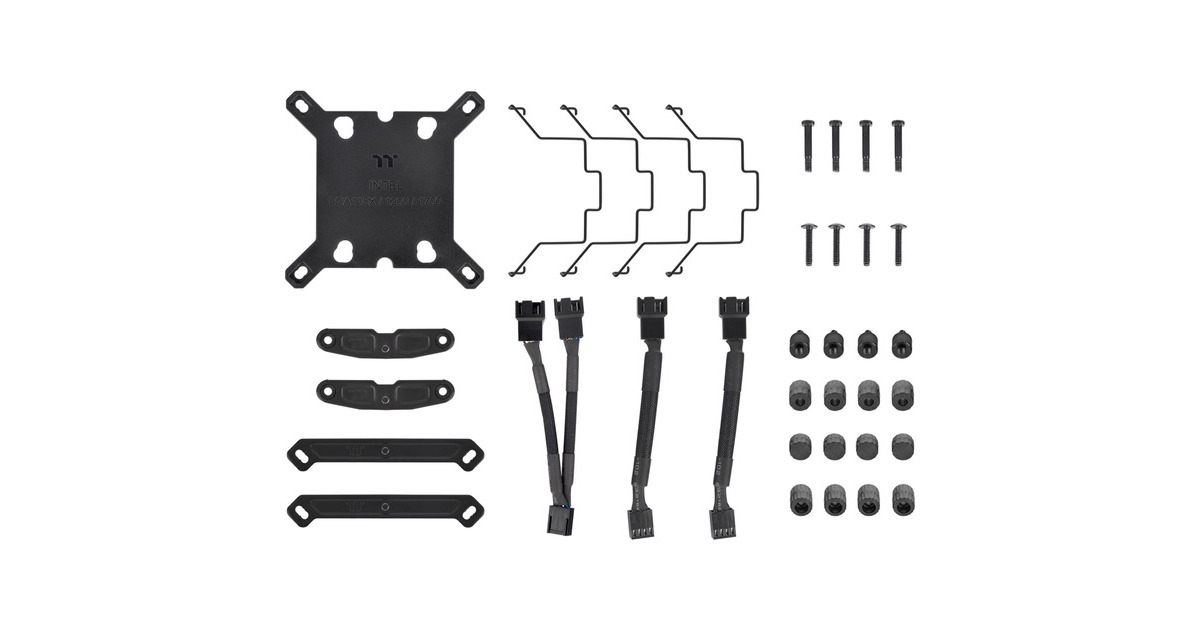 ThermaltakeTOUGHAIR 710 Black CPU Cooler, CPU-Kühler(schwarz)
