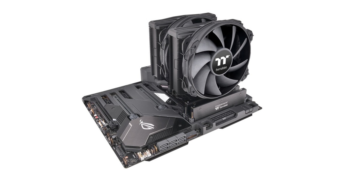 ThermaltakeTOUGHAIR 710 Black CPU Cooler, CPU-Kühler(schwarz)