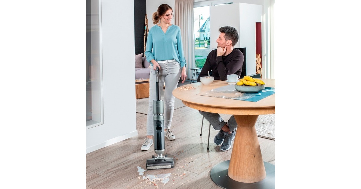 Thomas AQUA FloorCleaner Cordless, Hartbodenreiniger(dunkelgrau)