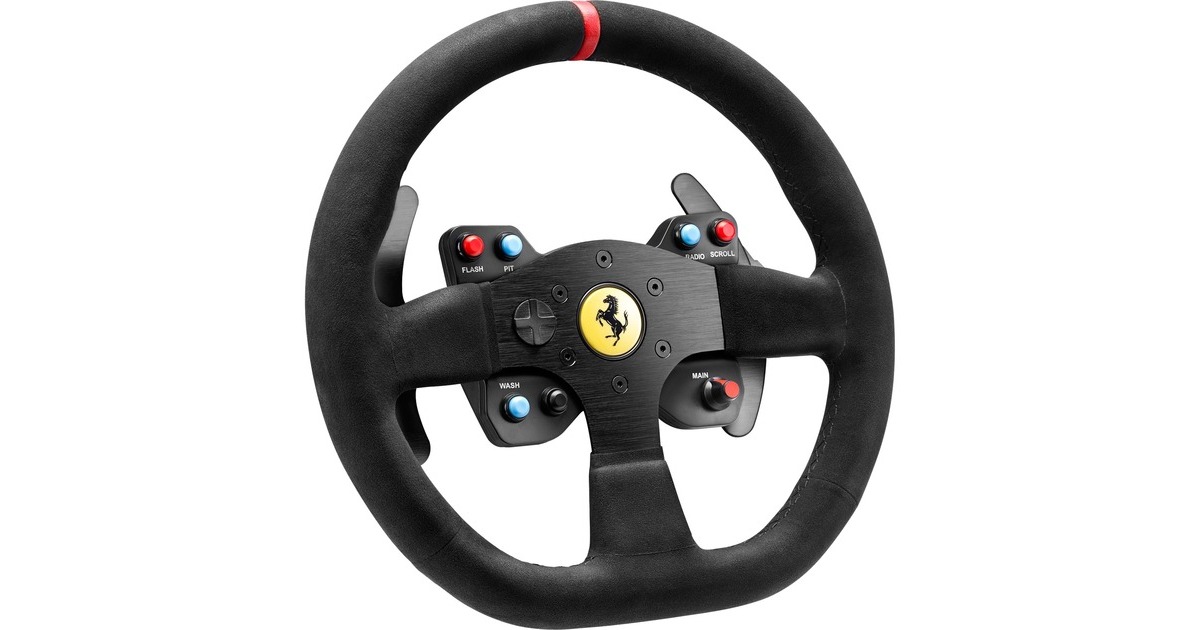 Thrustmaster F599XX EVO 30 Wheel Addon, Austausch-Lenkrad(schwarz, Alcantara Edition) Thrustmaster F599XX EVO 30 Wheel Addon, Austausch-Lenkrad(schwarz, Alcantara Edition)