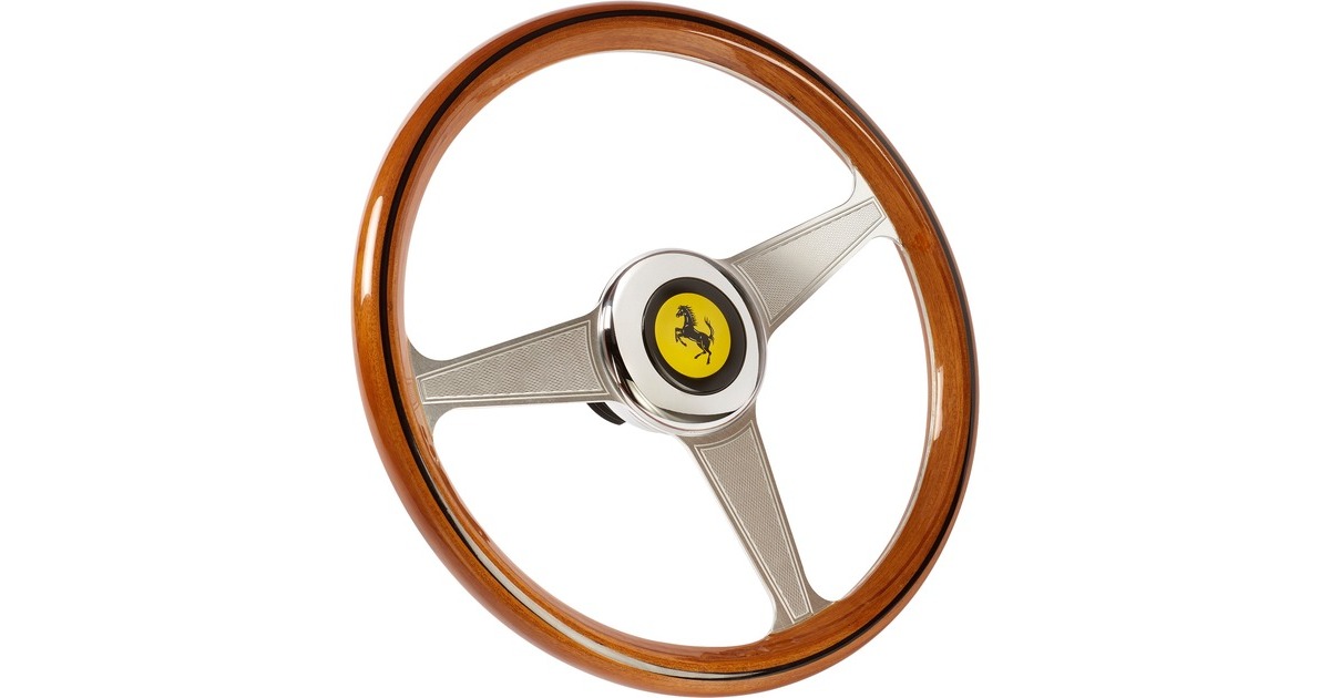 Thrustmaster Ferrari 250 GTO Vintage Wheel Add-On, Austausch-Lenkrad(braun/silber)