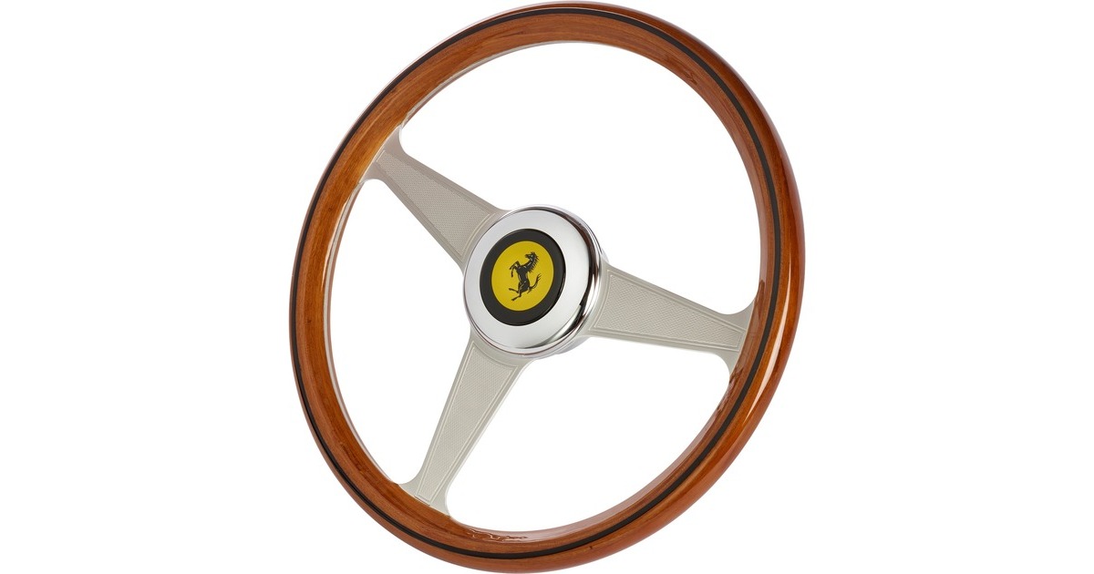 Thrustmaster Ferrari 250 GTO Vintage Wheel Add-On, Austausch-Lenkrad(braun/silber)