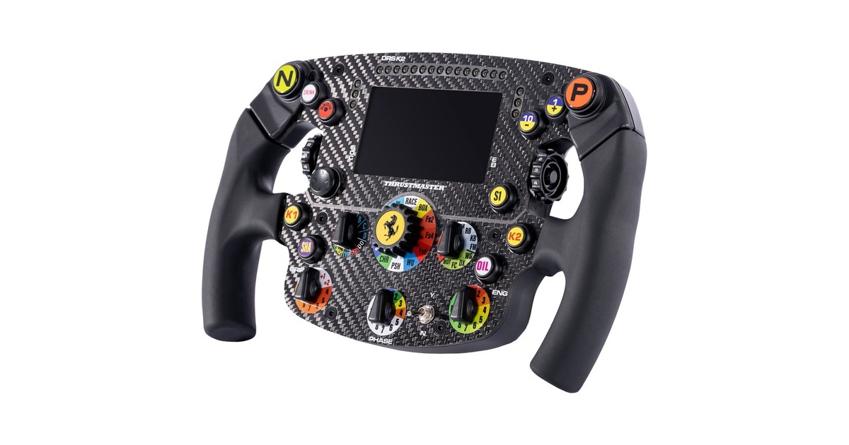 Thrustmaster Formula Wheel Add-On Ferrari SF1000 Edition, Austausch-Lenkrad(schwarz/aluminium)