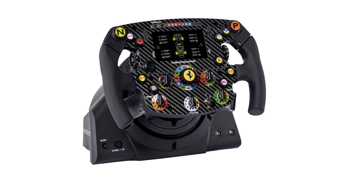 Thrustmaster Formula Wheel Add-On Ferrari SF1000 Edition, Austausch-Lenkrad(schwarz/aluminium)