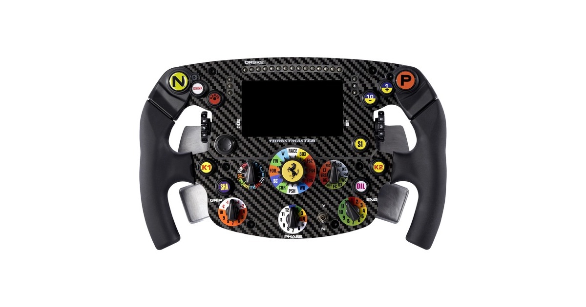 Thrustmaster Formula Wheel Add-On Ferrari SF1000 Edition, Austausch-Lenkrad(schwarz/aluminium)