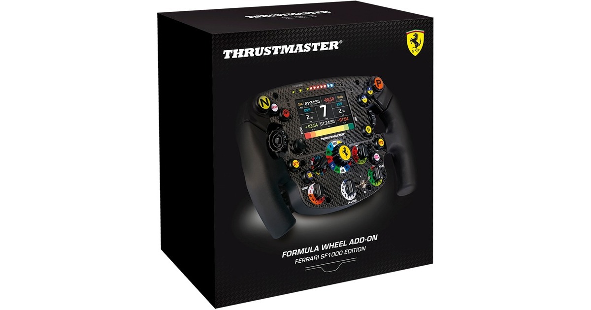Thrustmaster Formula Wheel Add-On Ferrari SF1000 Edition, Austausch-Lenkrad(schwarz/aluminium)