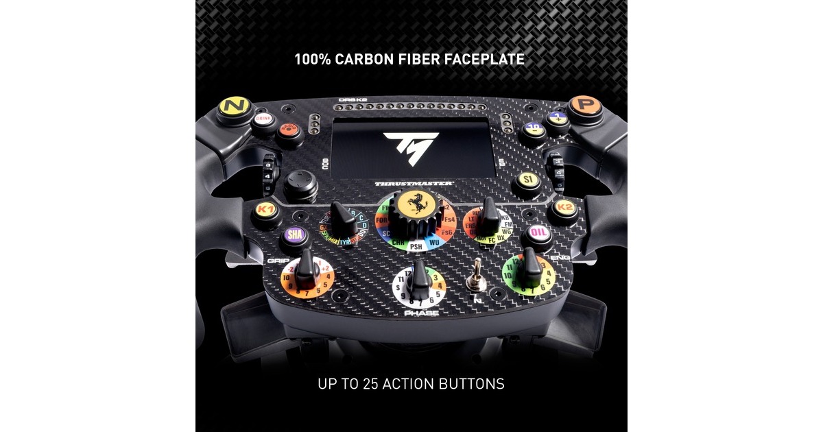 Thrustmaster Formula Wheel Add-On Ferrari SF1000 Edition, Austausch-Lenkrad(schwarz/aluminium)