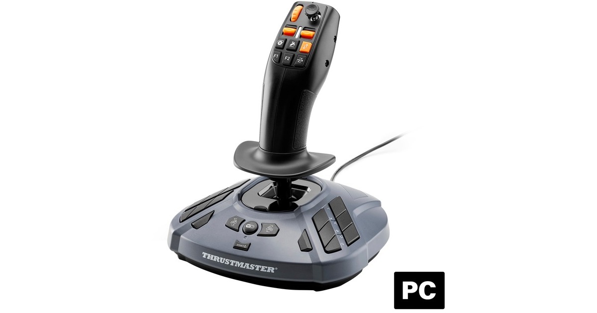 Thrustmaster SimTask FarmStick, Joystick(schwarz/blaugrau)