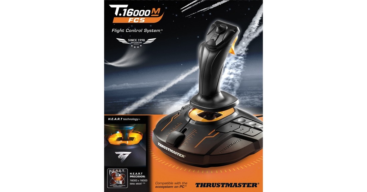 Thrustmaster T16000M FCS, Joystick(schwarz/orange)