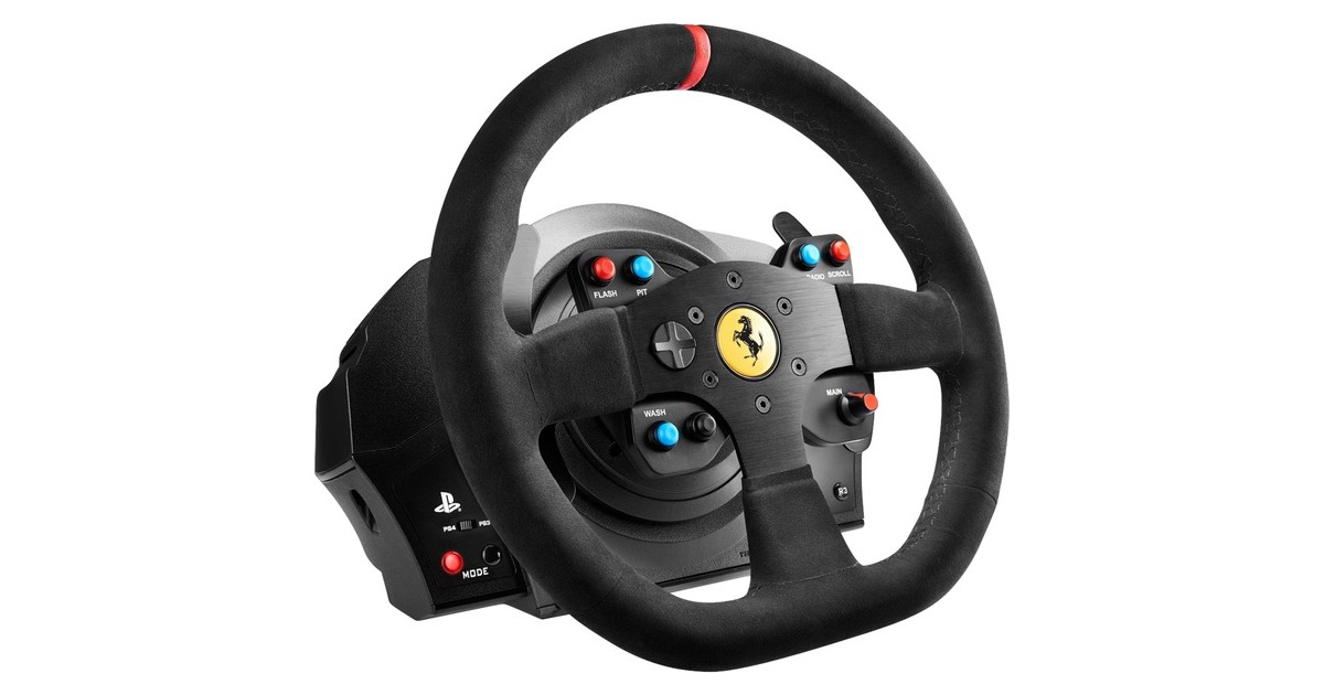 Thrustmaster T300 Ferrari Integral Racing Wheel, Lenkrad(schwarz, Alcantara Edition)