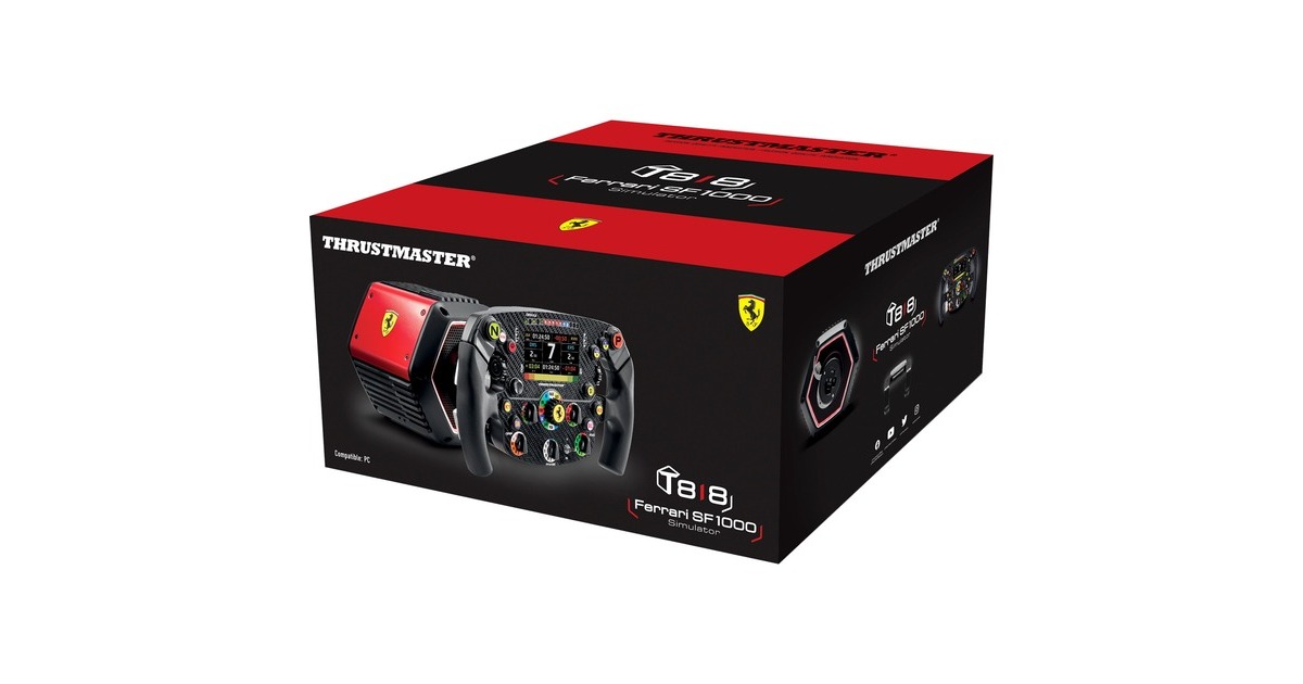 Thrustmaster T818 Ferrari SF1000 Simulator, Lenkrad(schwarz/rot, für PC)