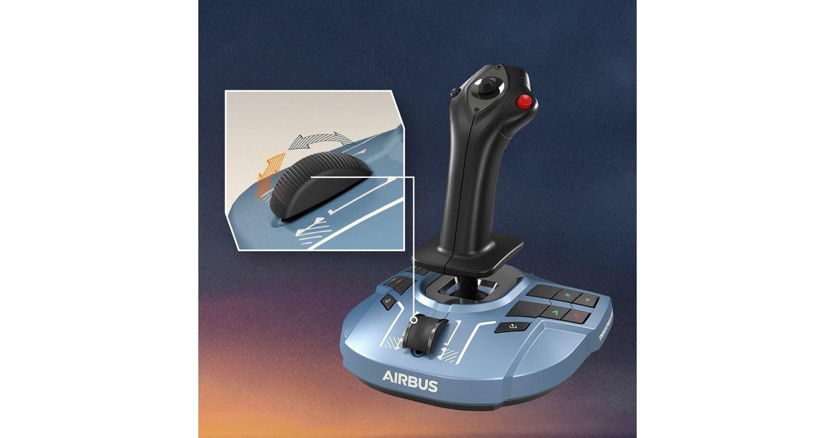 Thrustmaster TCA Captain Pack X Airbus Edition, Set(schwarz)