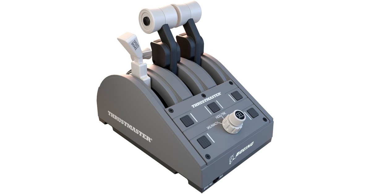 Thrustmaster TCA Quadrant Boeing Edition, Schubhebel(grau)