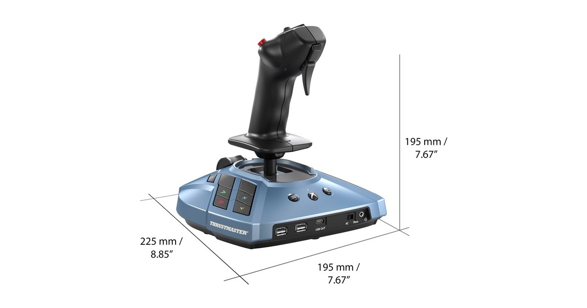 Thrustmaster TCA Sidestick X Airbus Edition, Joystick(schwarz)