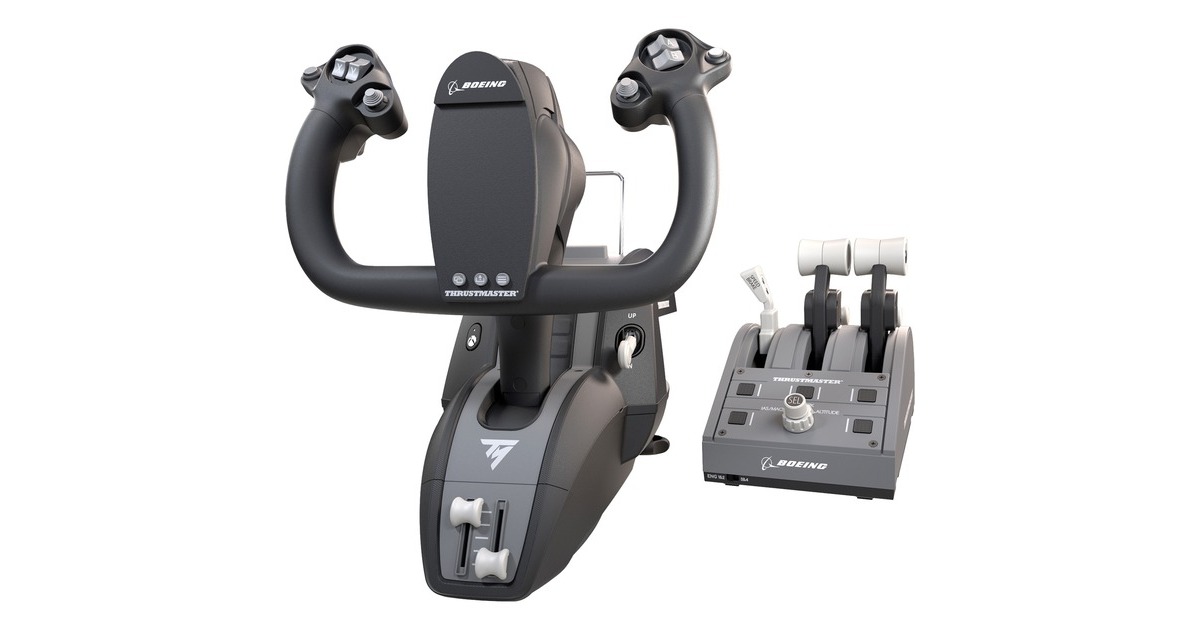 Thrustmaster TCA Yoke Pack Boeing Edition, Set(schwarz/grau)