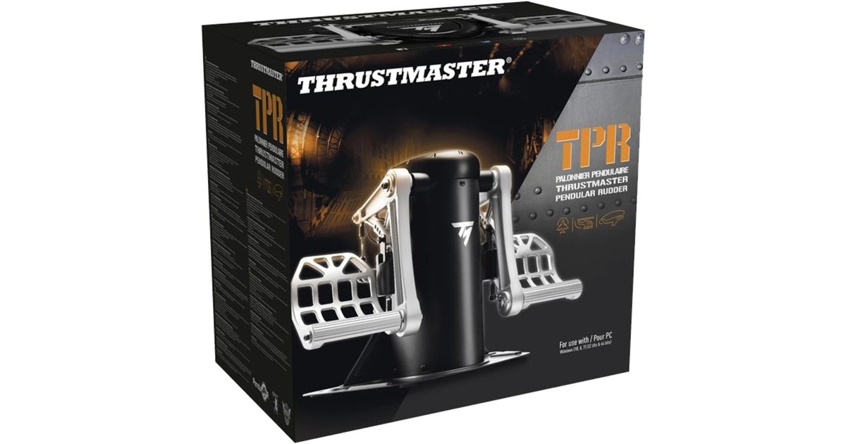 Thrustmaster TPR Pendular Rudder Add-On, Pedale(schwarz/metall)