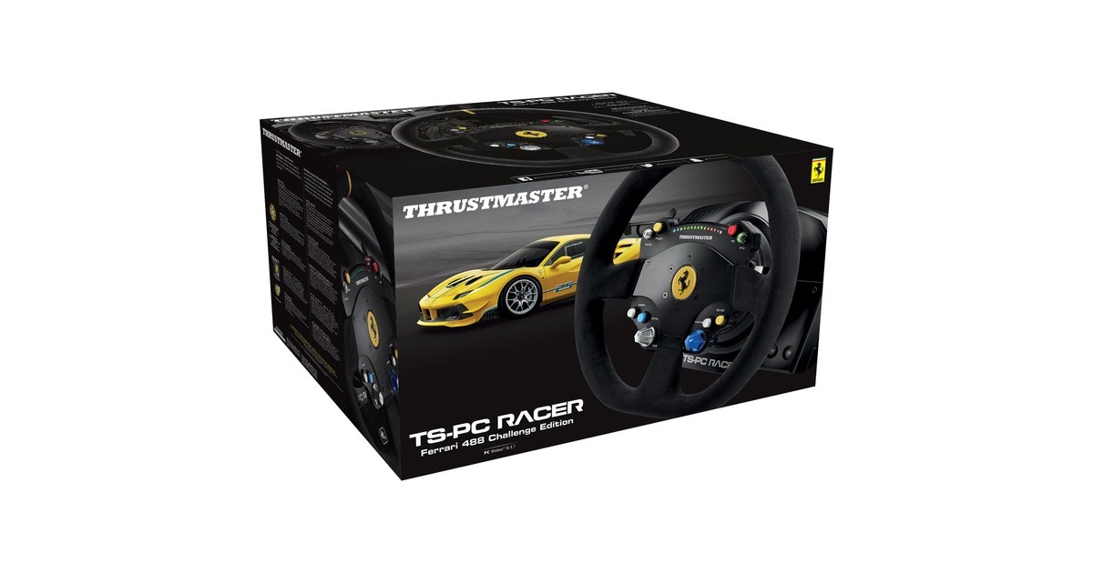 Thrustmaster TS-PC RACER Ferrari 488 Challenge Edition, Lenkrad(schwarz)
