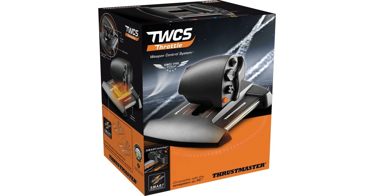 Thrustmaster TWCS Throttle, Schubhebel(schwarz/orange)