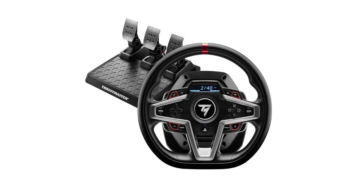 Thrustmaster T-248, Lenkrad(schwarz/silber, PlayStation 5, PlayStation 4, PC)