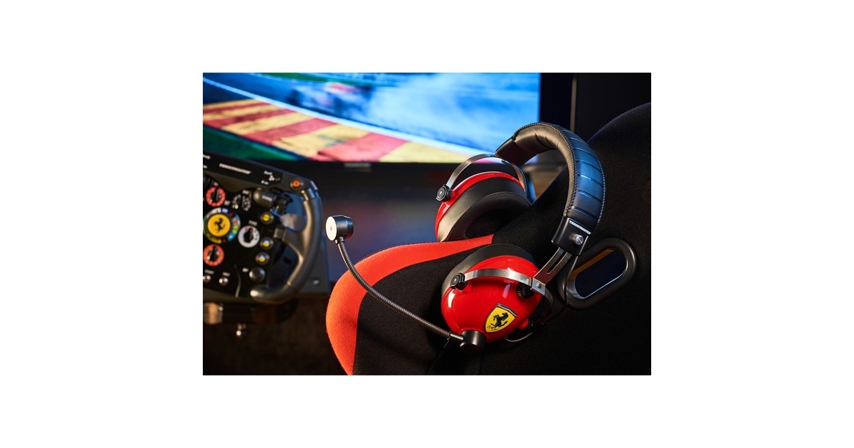 Thrustmaster T.Racing Scuderia Ferrari Edition, Gaming-Headset(rot/schwarz)