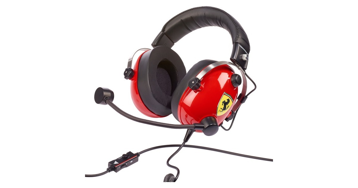 Thrustmaster T.Racing Scuderia Ferrari Edition, Gaming-Headset(rot/schwarz)