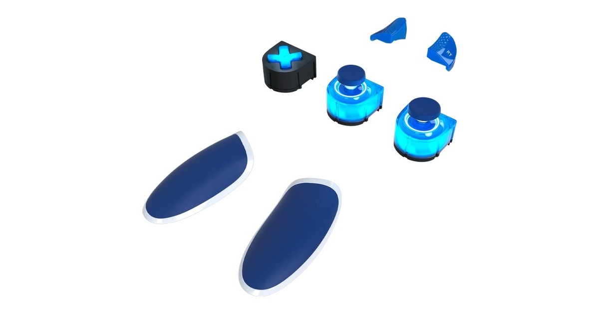 Thrustmaster eSwap X LED Blue Crystal Pack, Set(blau)