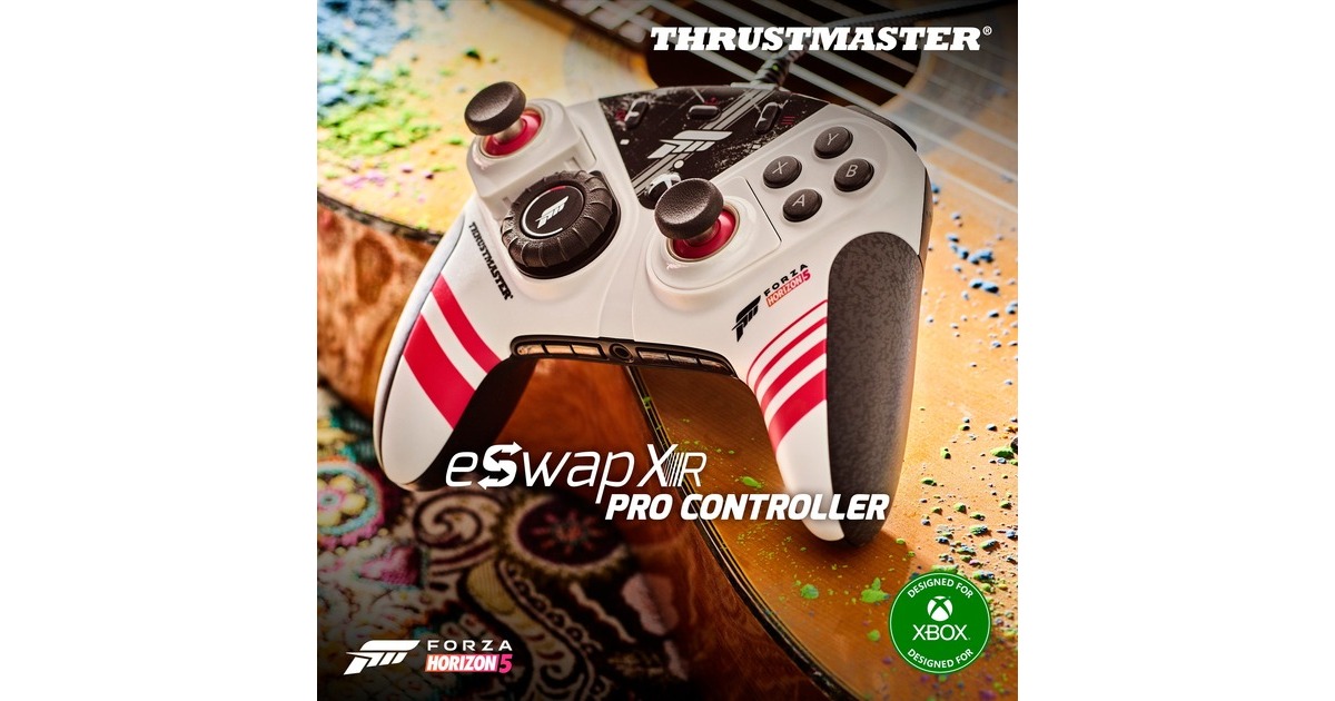 Thrustmaster eSwap X R Pro Controller Forza Horizon 5 Edition, Gamepad(mehrfarbig, Xbox Series X|S)