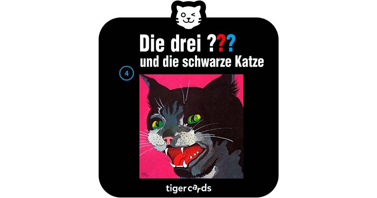 Tigermedia tigercard - Die drei ???: Die schwarze Katze, Hörbuch