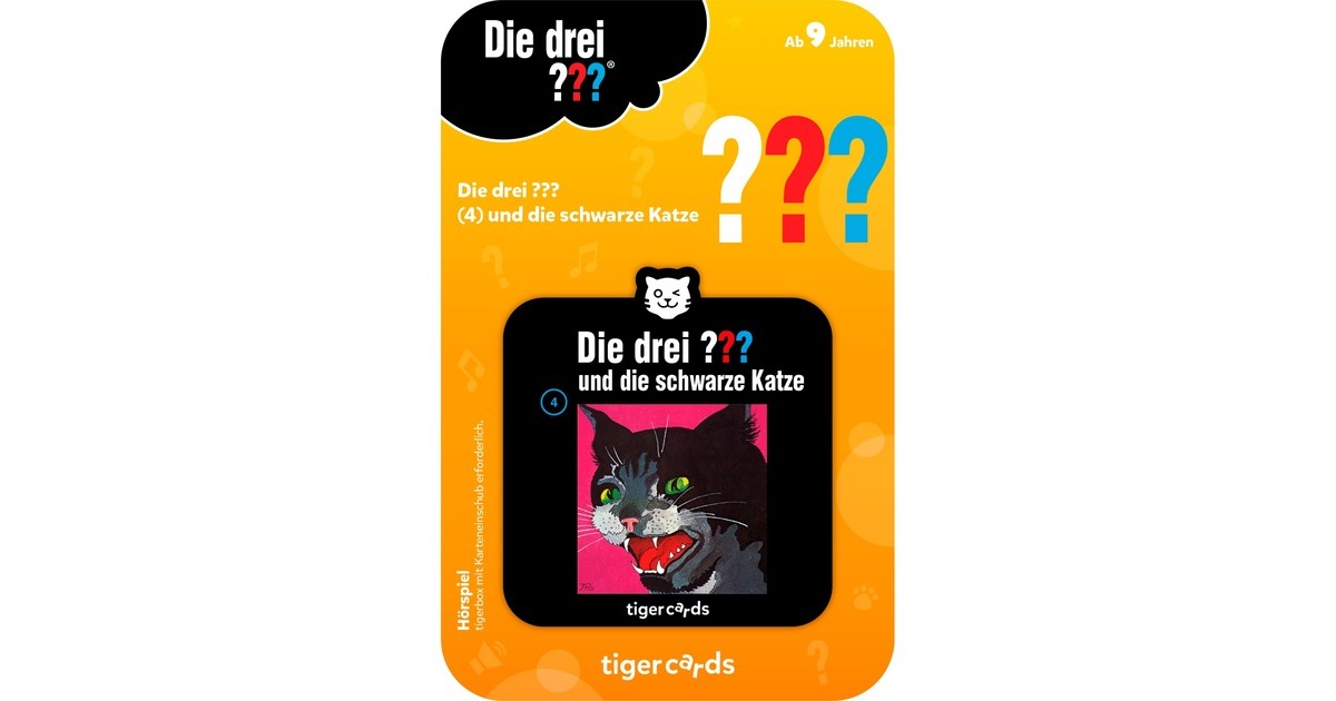Tigermedia tigercard - Die drei ???: Die schwarze Katze, Hörbuch