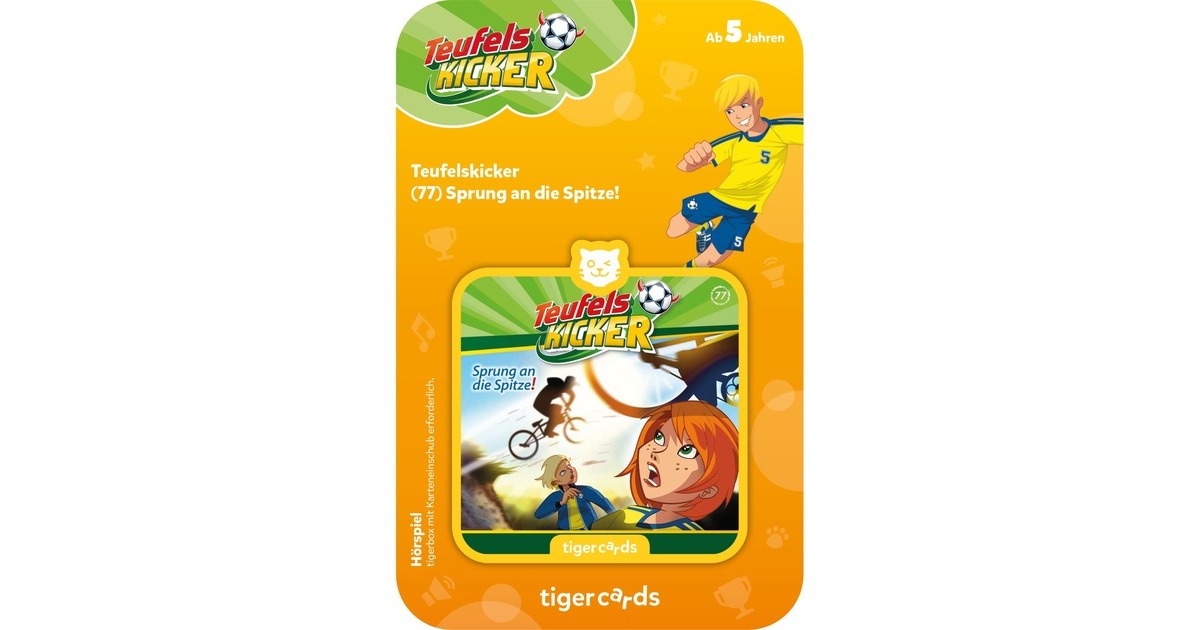 Tigermedia tigercard - Teufelskicker (77): Sprung an die Spitze, Hörbuch