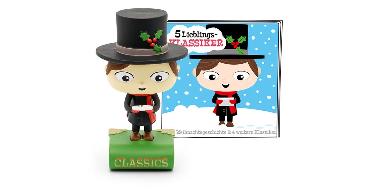 Tonies 5 Lieblings-Klassiker - Eine Weihnachtsgeschichte und vier weitere Klassiker, Spielfigur(Kinderlieder)