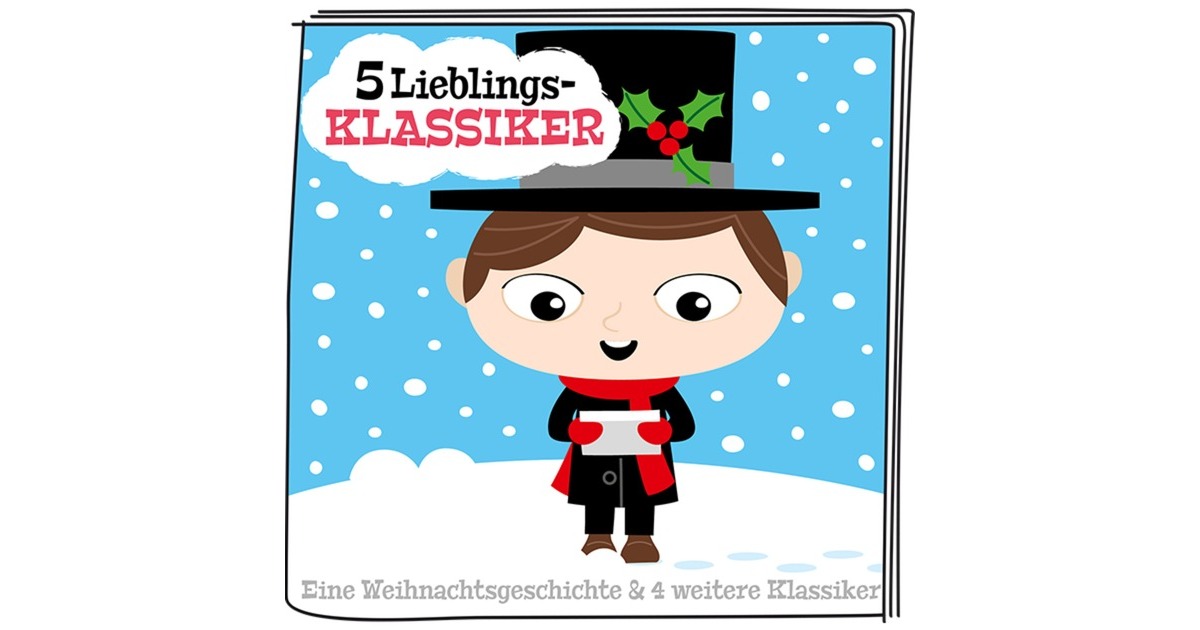 Tonies 5 Lieblings-Klassiker - Eine Weihnachtsgeschichte und vier weitere Klassiker, Spielfigur(Kinderlieder)