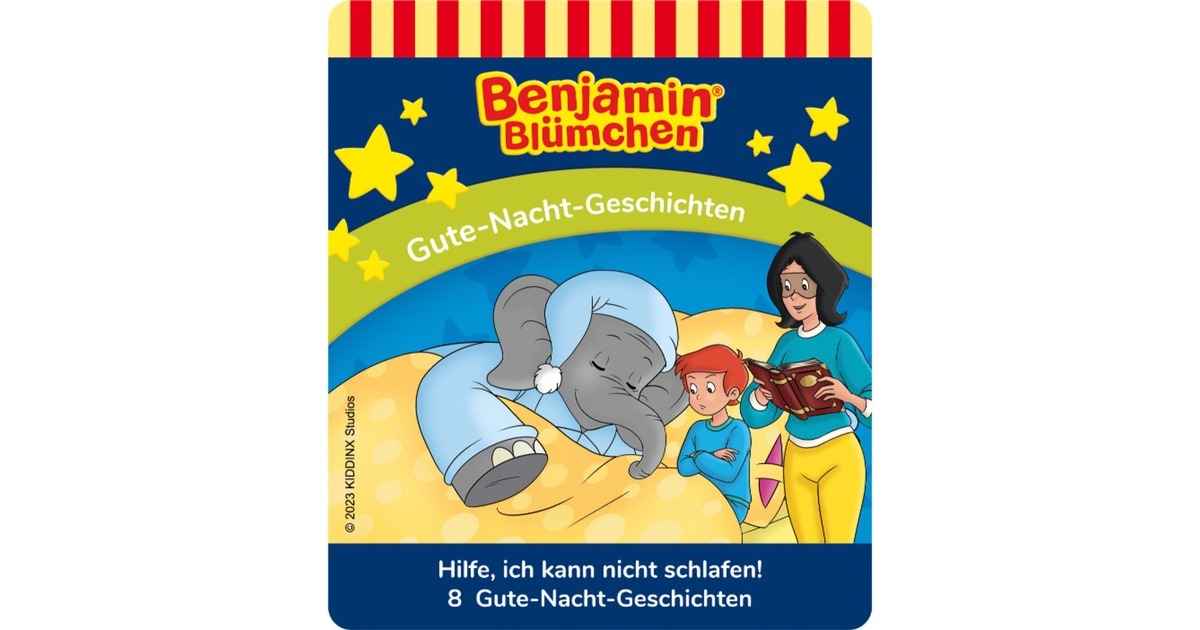 Tonies Benjamin Blümchen - Gute-Nacht-Geschichten Plüsch, Spielfigur(Hörspiel)