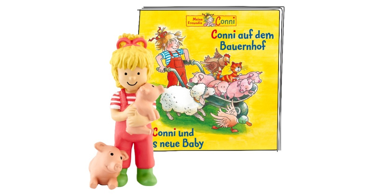 Tonies Conni auf dem Bauernhof / Conni und das neue Baby, Spielfigur(Hörspiel, Neuauflage 2023)