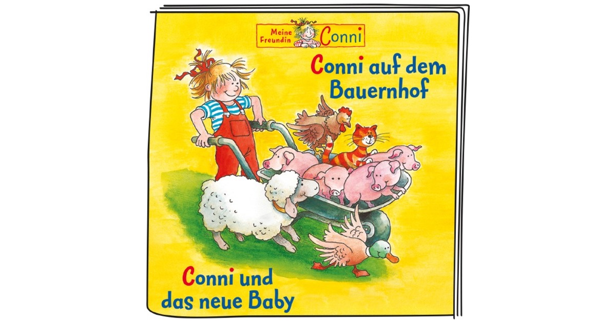 Tonies Conni auf dem Bauernhof / Conni und das neue Baby, Spielfigur(Hörspiel, Neuauflage 2023)