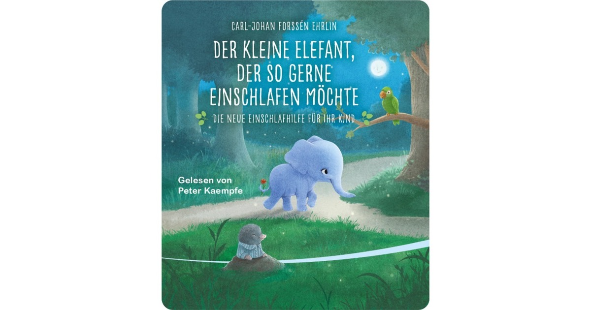 Tonies Der kleine Elefant, der so gerne einschlafen möchte, Spielfigur(Hörbuch mit Liedern)