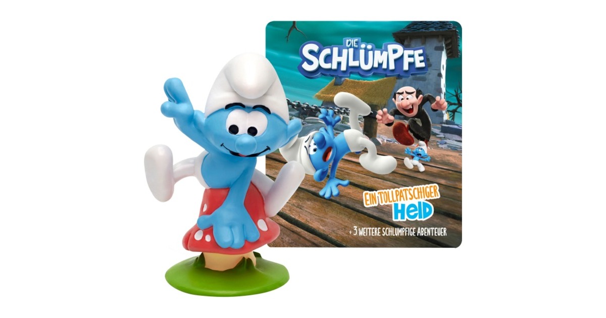 Tonies Die Schlümpfe - Ein tollpatschiger Held & 3 weitere schlumpfige Abenteuer, Spielfigur(Hörspiel)