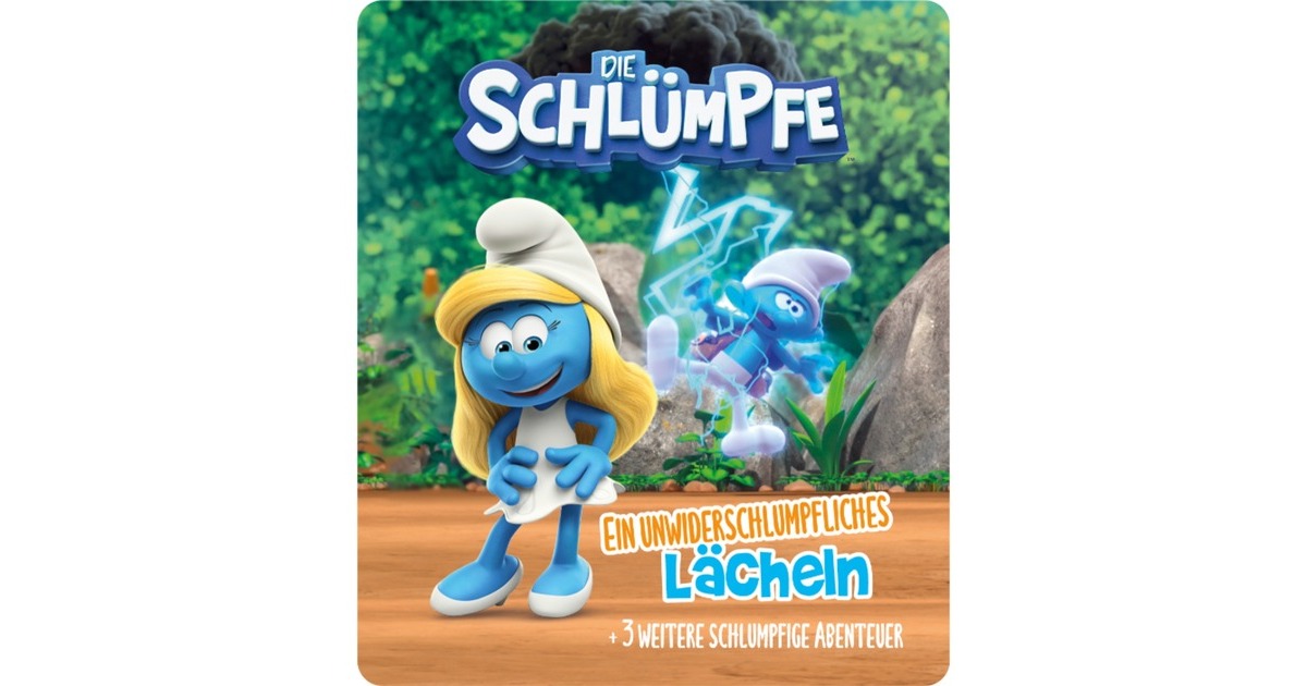 Tonies Die Schlümpfe - Ein unwiderschlumpfiges Lächeln & 3 weitere schlumpfige Abenteuer, Spielfigur(Hörspiel)