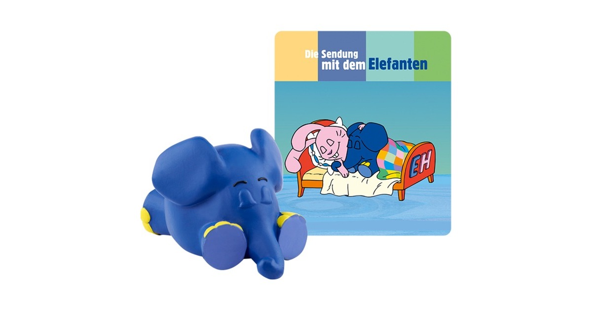 Tonies Die Sendung mit dem Elefanten - Schlaf schön (Relaunch), Spielfigur(Hörbuch mit Musik)