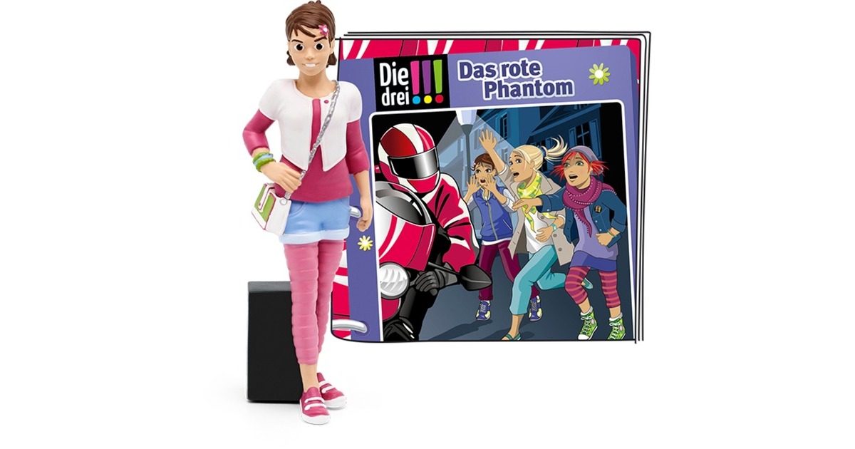 Tonies Die drei !!! - Das rote Phantom, Spielfigur(Hörspiel)