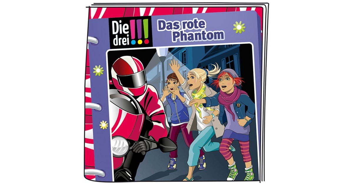 Tonies Die drei !!! - Das rote Phantom, Spielfigur(Hörspiel)