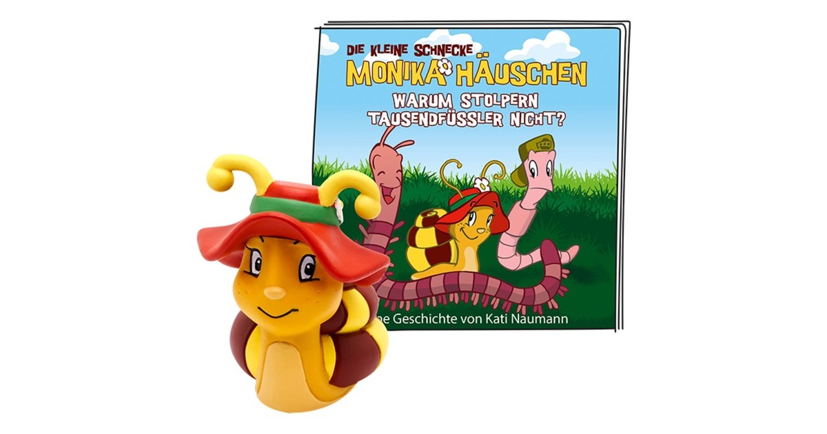 Tonies Die kleine Schnecke Monika Häuschen - Warum stolpern Tausendfüßler nicht?, Spielfigur