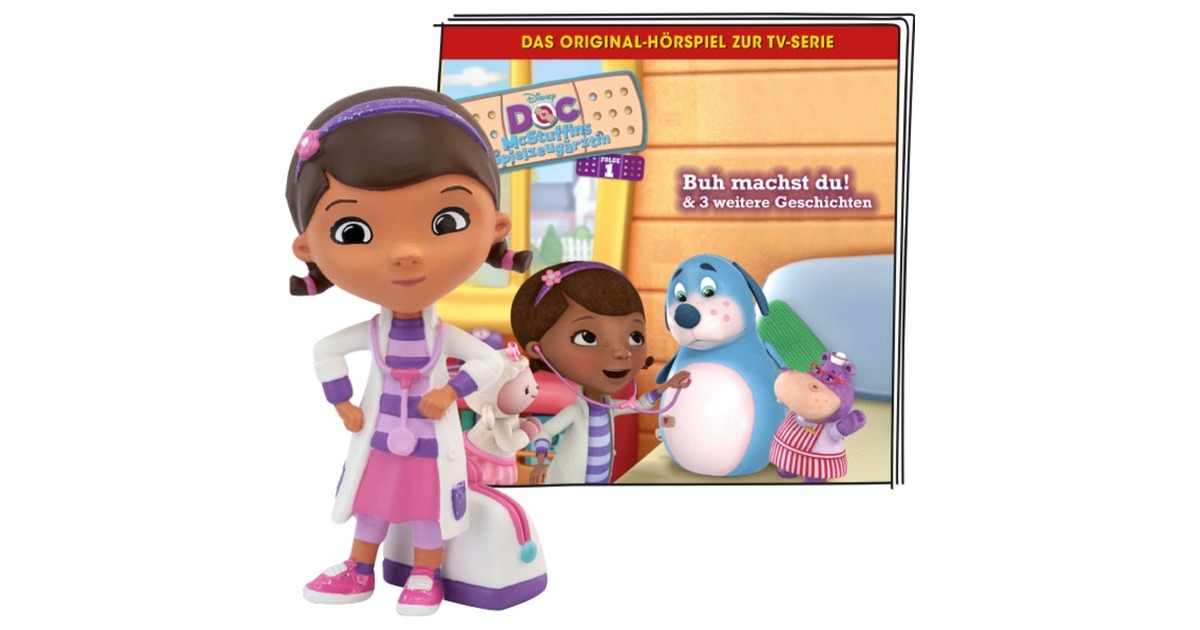Tonies Disney Doc McStuffins - Buh machst Du! & 3 weitere Geschichten, Spielfigur(Hörspiel)