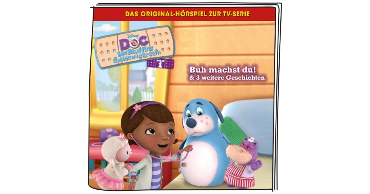 Tonies Disney Doc McStuffins - Buh machst Du! & 3 weitere Geschichten, Spielfigur(Hörspiel)