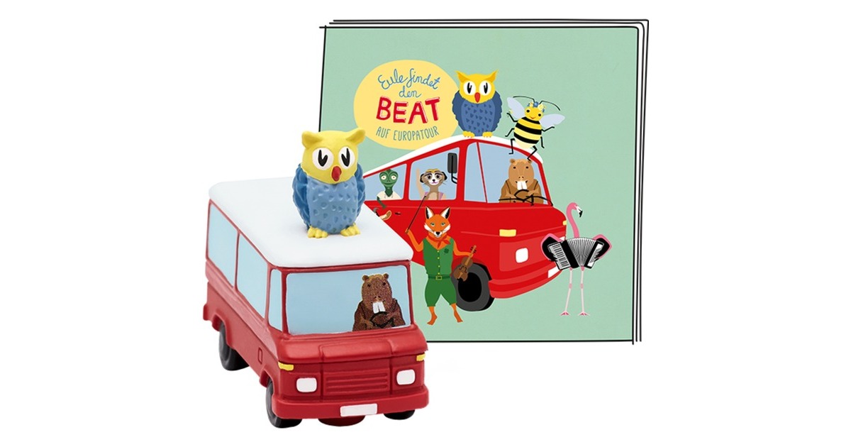 Tonies Eule findet den Beat - Auf Europatour, Spielfigur(Kinderlieder)