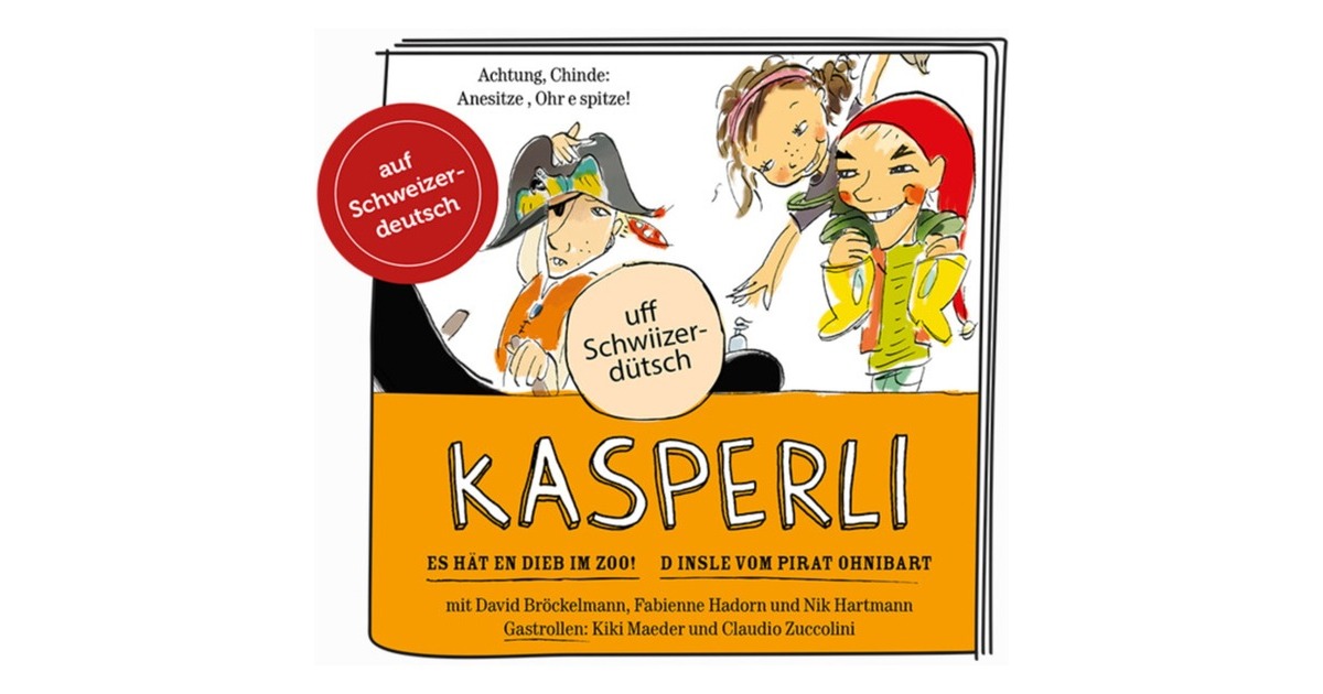 Tonies Kasperli - Es hät en Dieb im Zoo! / D Insle vom Pirat Ohnibart, Spielfigur(Hörspiel)