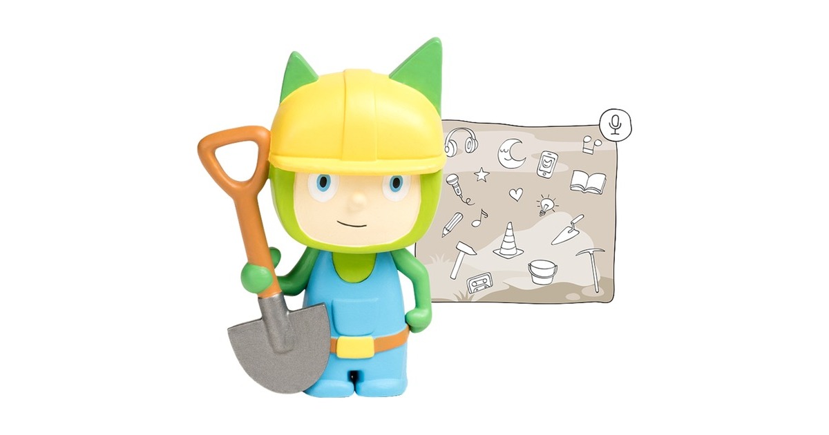 Tonies Kreativ-Tonie Bauarbeiter, Spielfigur(Hörspiel)