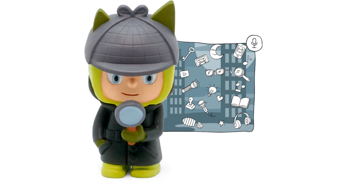 Tonies Kreativ-Tonie Detektiv, Spielfigur(schwarz/grün)
